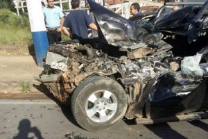 Manhuaçu: grave acidente na Capitão Rafael, centro da cidade