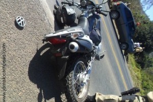 Orizânia: aposentado morre em acidente com motocicleta na BR 116