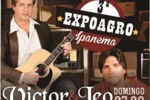 Ipanema: Victor e Léo cantam domingo na Expoagro. Festa começa nesta sexta-feira