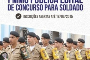 Variedades: PM lança edital de concurso para soldados