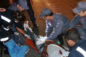 Miradouro: Motorista fica gravemente ferido em acidente na BR 116