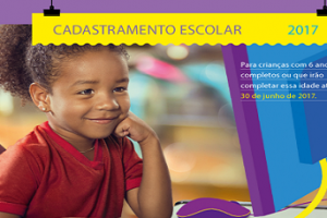 Cadastramento escolar será de 13 a 17/06, em Manhuaçu