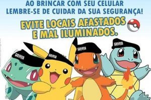 Polícia Militar de MG faz alerta para jogadores do Pokémon Go