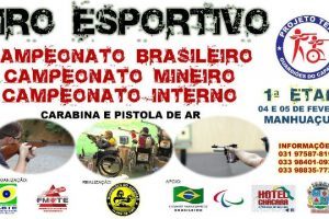 Tiro Esportivo: Melhores atletas da região estarão em Manhuaçu