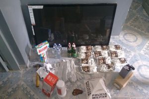 Santa Margarida: PM recupera produtos furtados e prende receptadora