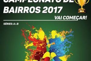 Campeonato de Bairros de Manhuaçu começa neste sábado