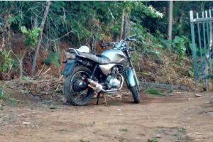 Polícia Militar localiza motocicleta roubada em Caputira