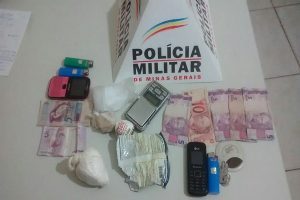 Mutum: Autores de tráfico de drogas presos pela Polícia Militar