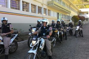 PM treina motopatrulheiros em Manhuaçu