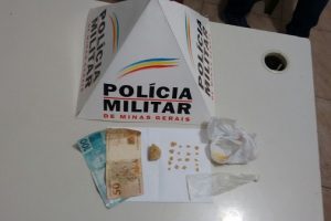 Manhuaçu: PM apreende autor de tráfico de drogas