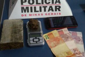 Manhuaçu: PM apreende droga no bairro Pinheiro