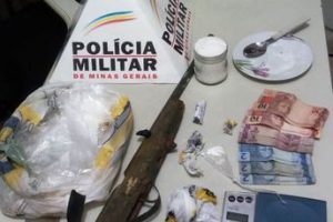 Manhuaçu: PM prende autor de tráfico de drogas