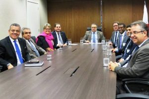 Diretoria da OAB Manhuaçu se reúne com presidente do TJMG