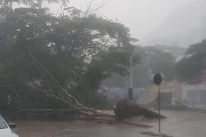 Defesa Civil continua em alerta para chuvas fortes em Manhuaçu