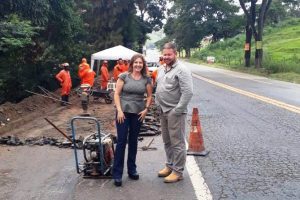 Manhuaçu: DNIT atende comunidade e realiza reparo de acesso ao Córrego das Nascentes