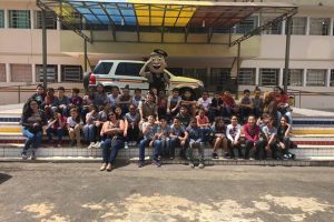 Alunos de Manhuaçu e Matipó visitam o 11º Batalhão