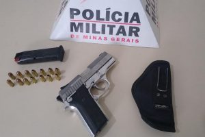 Manhuaçu: Pistola 380 é apreendida pela PM em Realeza