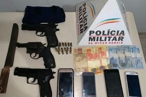 Manhuaçu: PM apreende arma, munições e evita crime de homicídio