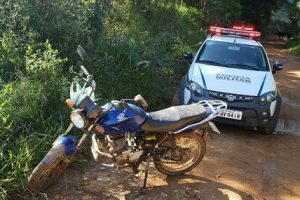 PM recupera motocicleta furtada em Manhuaçu