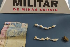 Manhuaçu: Drogas apreendidas durante abordagem