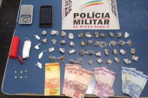 Plantão PM: Drogas e prisão em Manhuaçu e Reduto