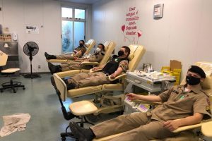 Doação de sangue: PM participa de mutirão da solidariedade