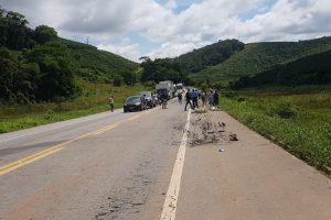Acidente com motocicleta deixa uma vítima fatal na BR 262
