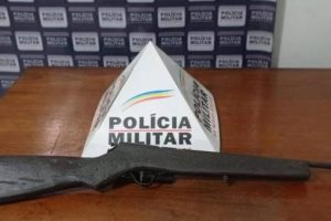 Arma é apreendida e autor de furto preso em Manhuaçu