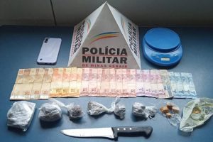 Manhuaçu: PM apreende drogas em dois bairros