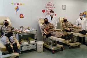 Policiais Militares realizam mutirão de doação de sangue