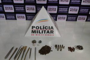Drogas apreendidas em Conceição de Ipanema e foragido preso pela PM