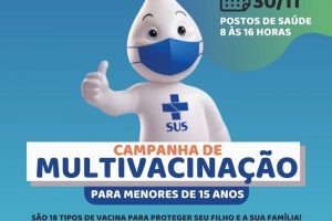 Campanha de multivacinação é prorrogada até dia 30 de novembro em Manhuaçu