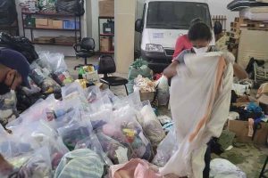 Servas suspende a arrecadação de roupas doadas à população atingida pelas chuvas