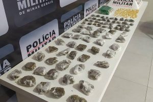 Manhuaçu: PM apreende grande quantidade de drogas no bairro São Vicente