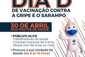 Próximo sábado tem vacinação contra Sarampo em Manhuaçu
