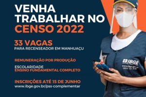 Concurso do IBGE para Censo 2022: inscrições terminam 4ª feira
