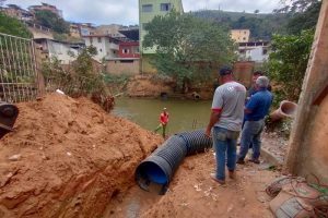 Iniciada a construção de rede pluvial do São Vicente ao Rio Manhuaçu