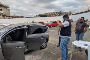 Manhuaçu realiza fiscalização dos veículos do transporte por aplicativo