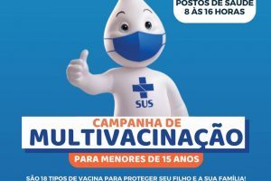 Campanha de multivacinação começa na próxima segunda-feira (08/08) em Manhuaçu
