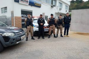 Polícias Civil e Militar cumpriram mandado de prisão em Lajinha