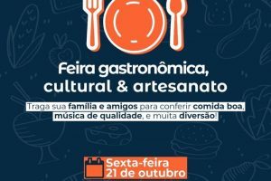 Nesta sexta-feira tem Feira Gastronômica, Cultural e Artesanato em Manhuaçu