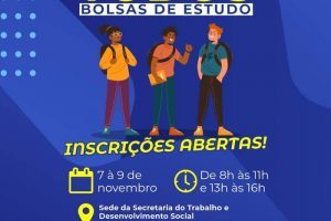Bolsa de estudo em Manhuaçu: Inscrições começam na próxima segunda-feira (07)