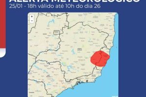 Chuvas: Defesa Civil alerta para alto volume previsto para Manhuaçu
