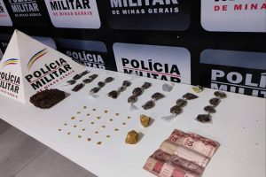Drogas apreendidas em Reduto e foragido preso em Manhuaçu
