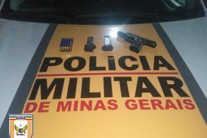 Lajinha: PM Rodoviária apreende arma de fogo de motorista