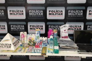 Produtos de furto recuperados e autor preso em Manhuaçu