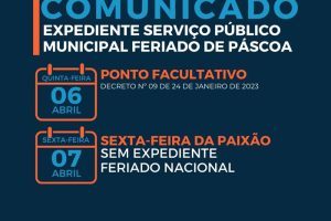 Páscoa: Repartições públicas municipais só funcionam até quarta-feira em Manhuaçu
