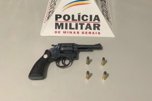 Arma apreendida e prisão em Manhuaçu e Matipó
