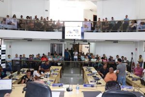 Reunião na Câmara de Manhuaçu discute projeto de transbordo de resíduos