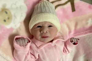Heloisa é o Primeiro bebê nascido em 2024 no Hospital César Leite